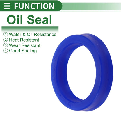 Oil Seal 38x50x10mm Rotary Shaft Seal TPU 5 Pcs