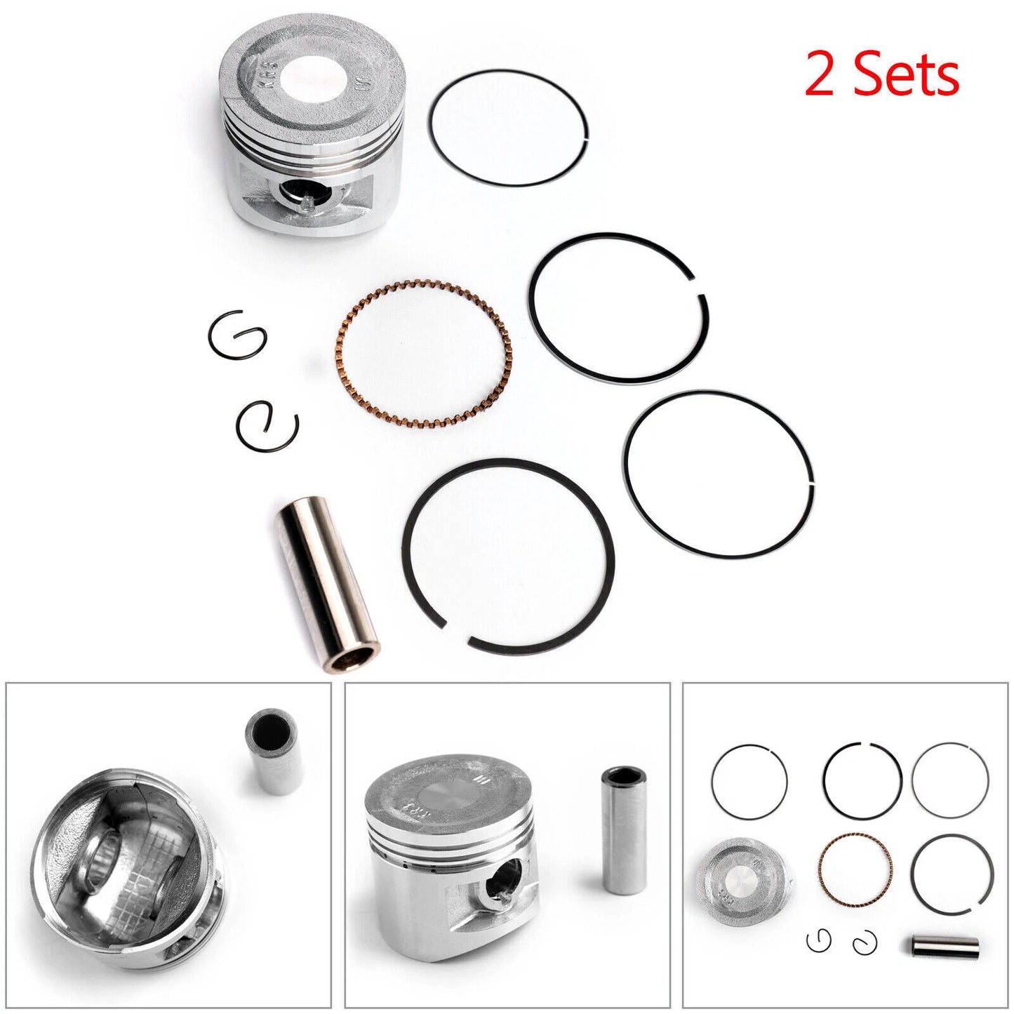 Piston Kit 53mm for Honda Rebel CA250 CMX 250 (1982-2014)