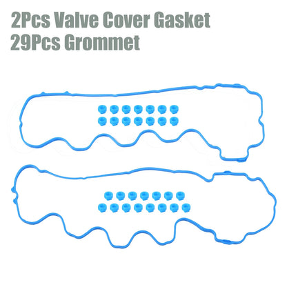Valve Cover Gasket for Ford F-250 Super Duty 2005 Rubber Blue 1 Set