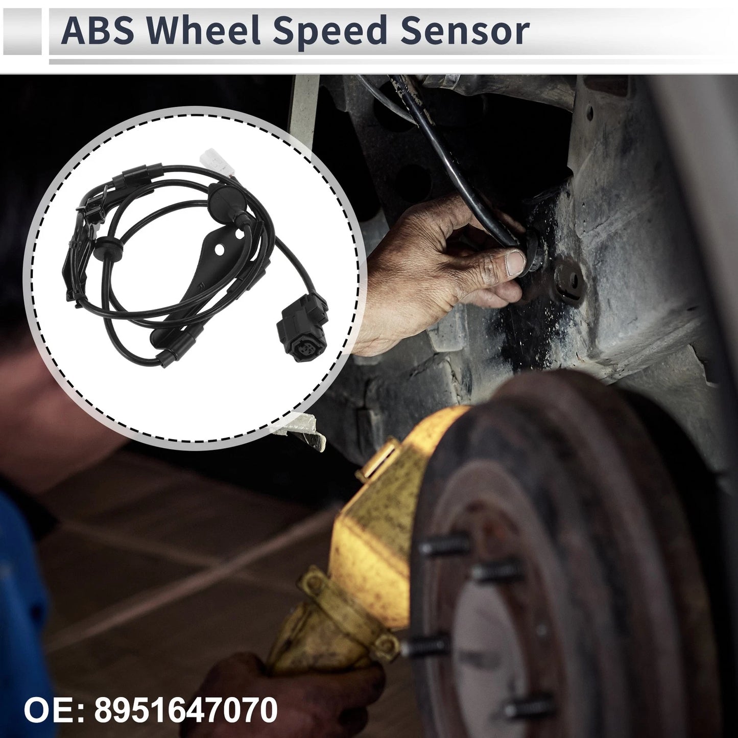ABS Wheel Speed Sensor Rear Right for Toyota Prius (2010–2011)