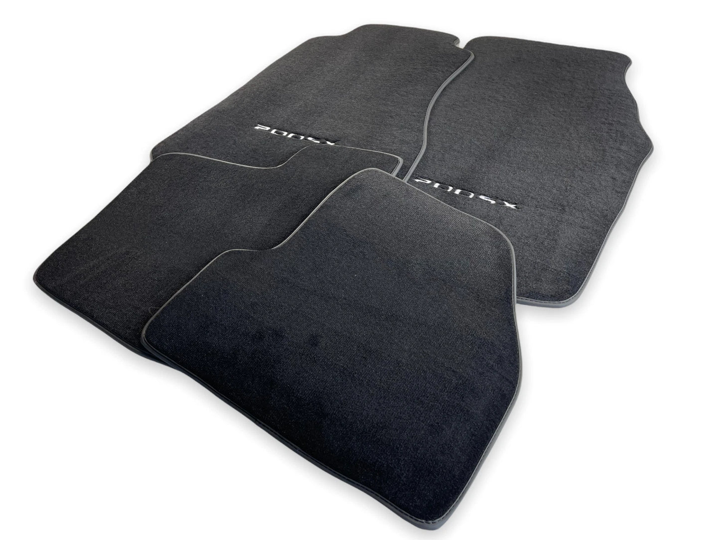 Tailored Black Floor Mats for Nissan 200 SX (1995-2000) - Set of 2 x Carpets