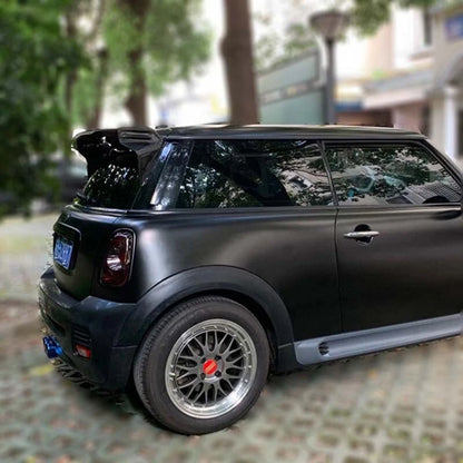 Real Carbon Fiber Rear Double Spoiler Roof Wing Fits Mini Cooper R53 Hatchback