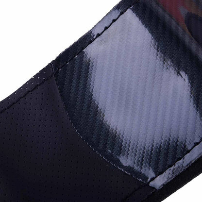 Carbon Fiber Style Leather DIY Steering Wheel Cover for Car 79-23