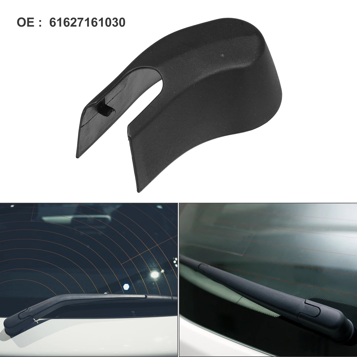 Rear Windshield Wiper Arm Nut Cover for BMW X5 (2000-2006) - Black Cap
