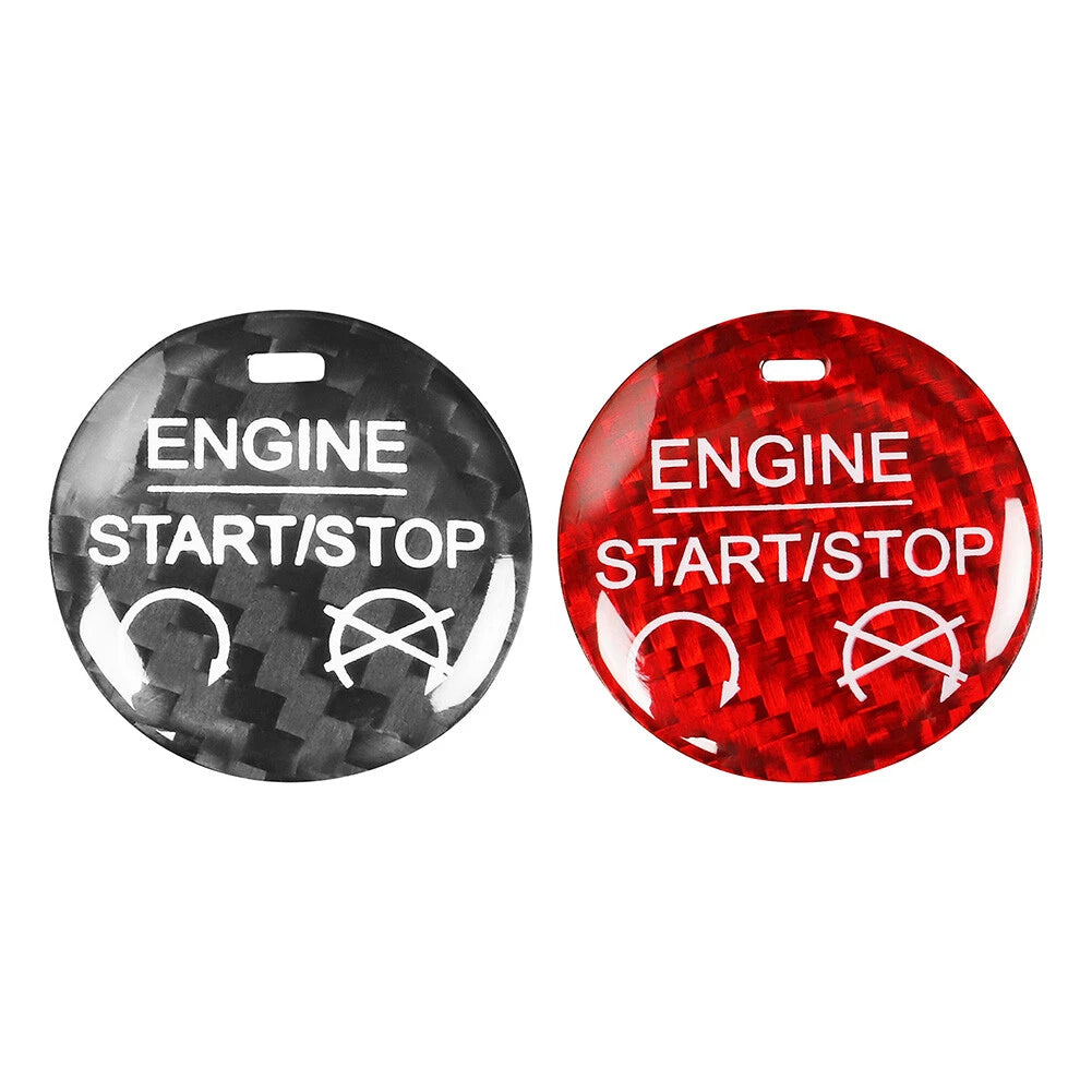 Car Engine Start Stop Button Cover Trim for Ford Mustang (2015-2022)