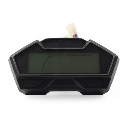 LCD Digital Motorcycle Odometer Speedometer Tachometer Gauge for Universal