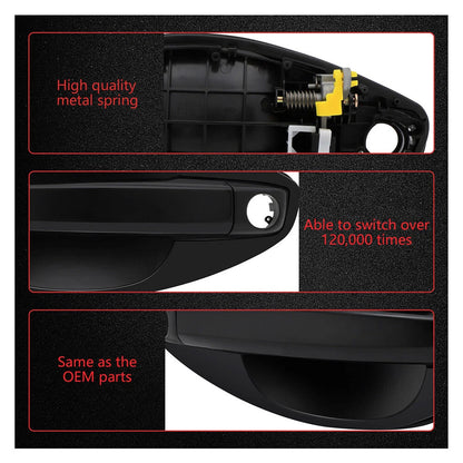 Front Left & Right Outside Door Handles for Hyundai Tiburon (2003-2008)
