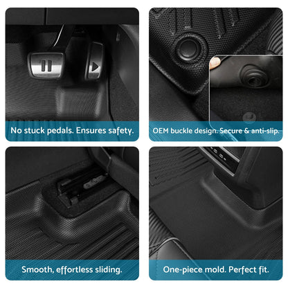 4Pcs TPE 3D Floor Mats Boot Liner for Toyota RAV4 (2019-2023)