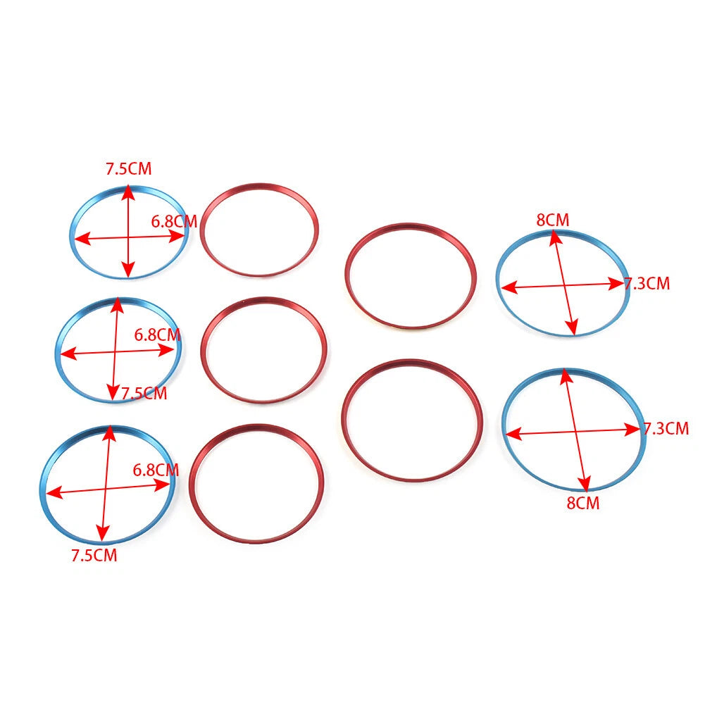 Air Condition Vent Outlet Ring Cover Trim for Mercedes A B CLA GLA Class