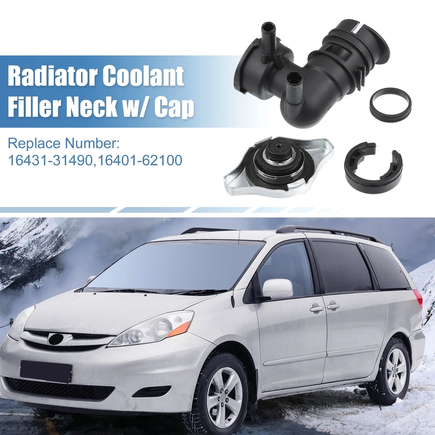 Engine Radiator Coolant Filler Neck for Toyota/Lexus