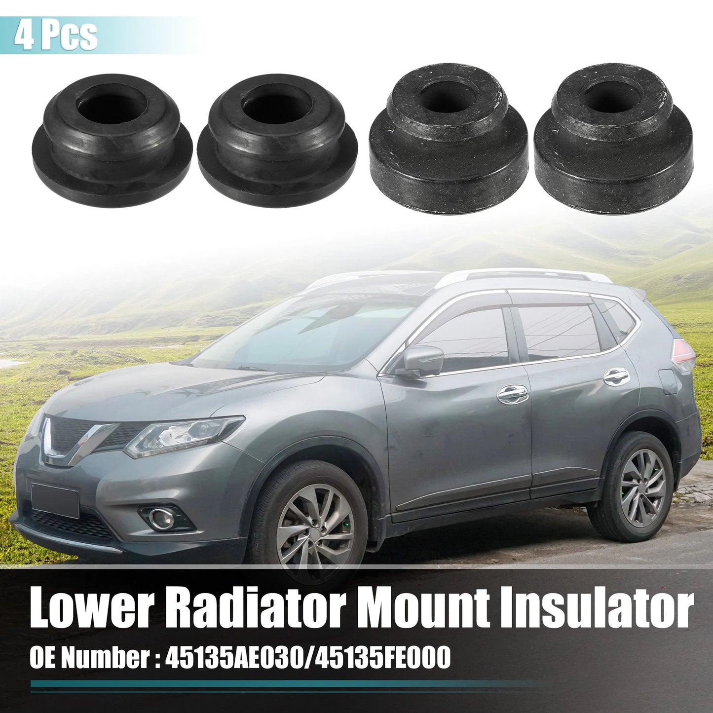 4 Pcs Radiator Mount Cushions for Subaru