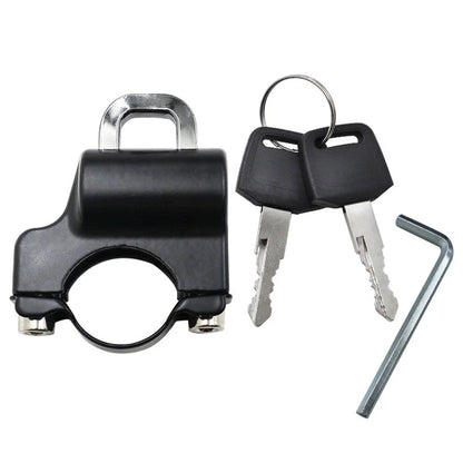 Universal Anti-Theft Motorcycle Helmet Lock for 7/8" 22-28mm Handlebar