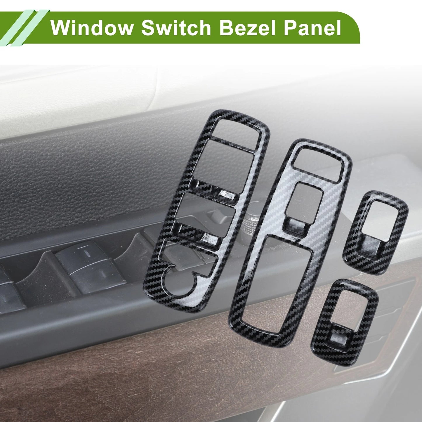 4 x Window Switch Bezel Cover for Dodge Ram