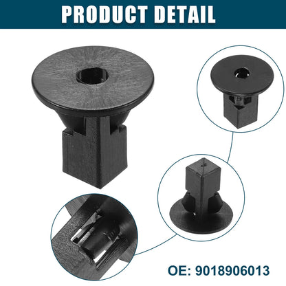 Fender Liner Clips for Toyota Corolla (50 Pcs) Black