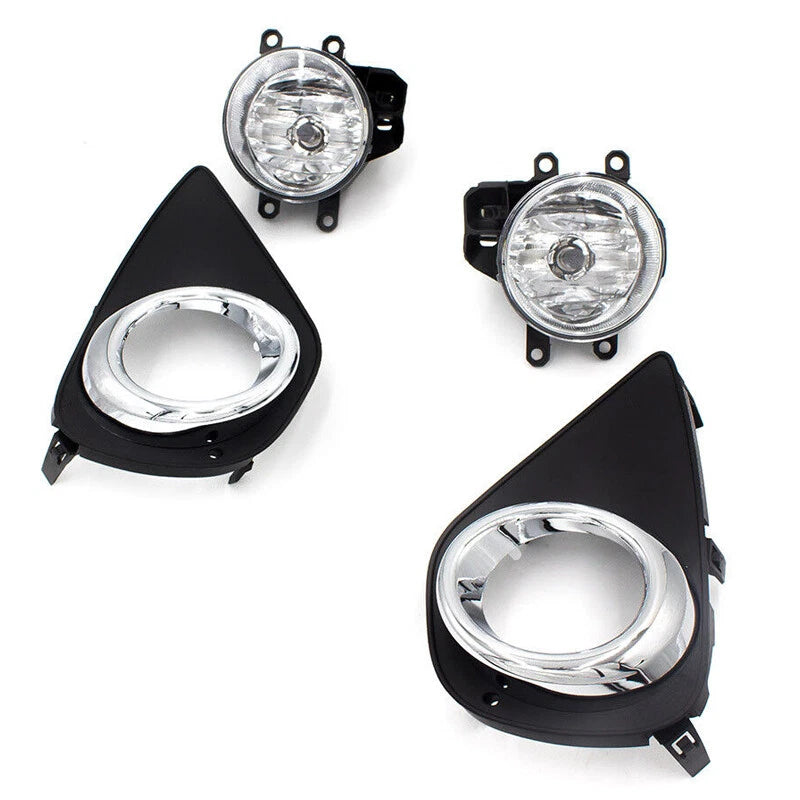 Clear Fog Light w/Bezel & Switch for Toyota Yaris Hatchback (2015-2016)