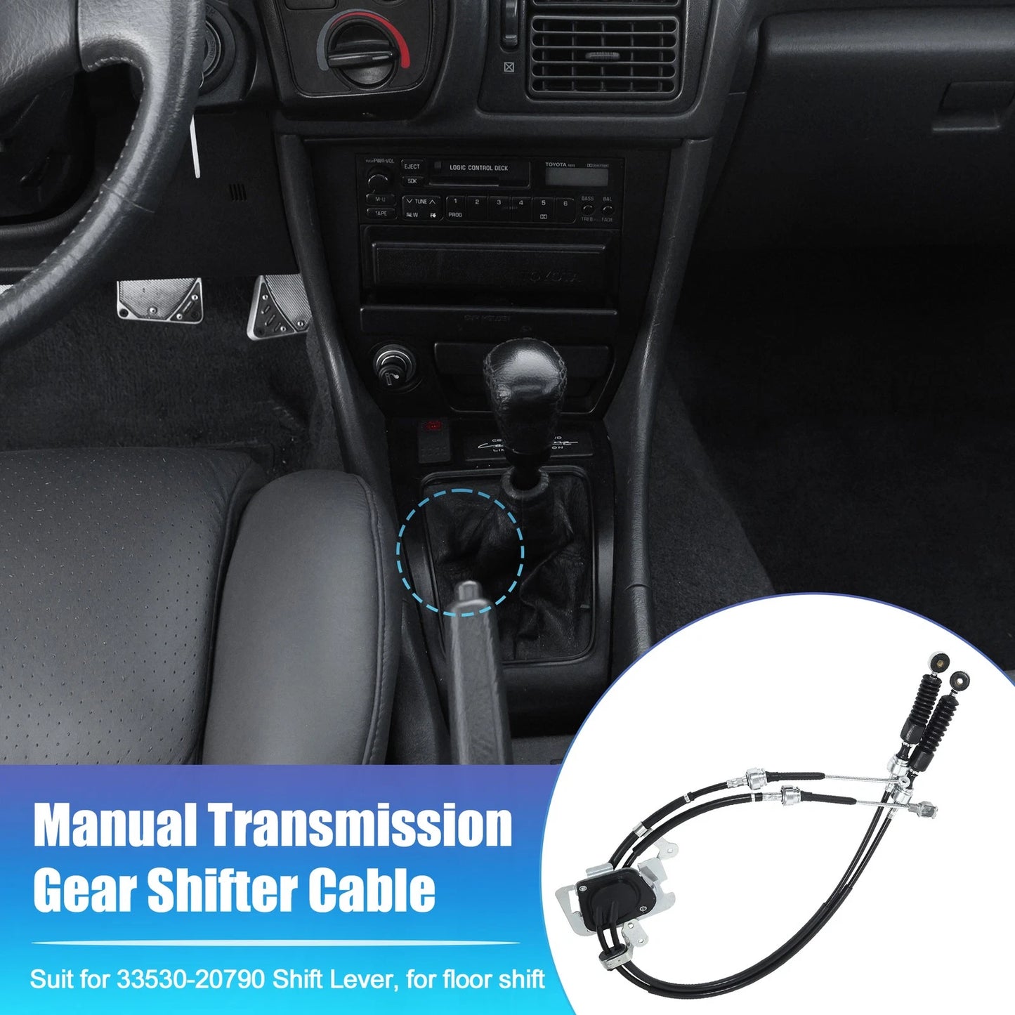 Manual Transmission Gear Shifter Cable for Toyota Celica (2000-2005)