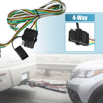 4-Pin Trailer Wiring Harness for Toyota RAV4 (2019-2020) - Black