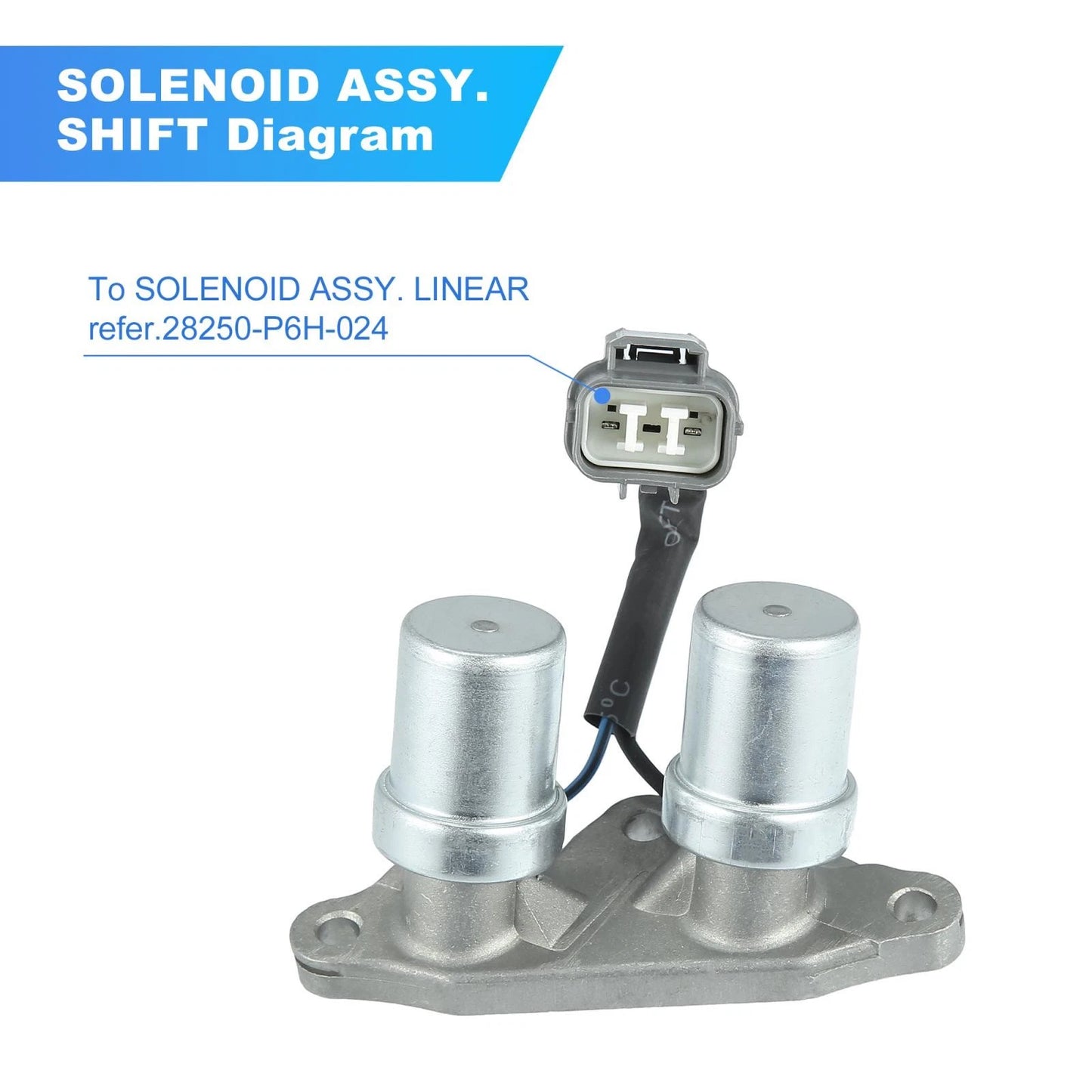 Transmission Shift Solenoid for Honda Accord, Acura CL (2003-2007)