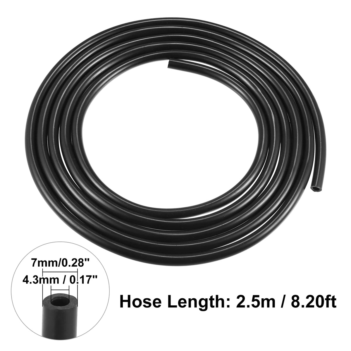 2 x Windshield Washer Nozzles & 2.5m Hose Kit for Dodge Liberty (2002-2007)