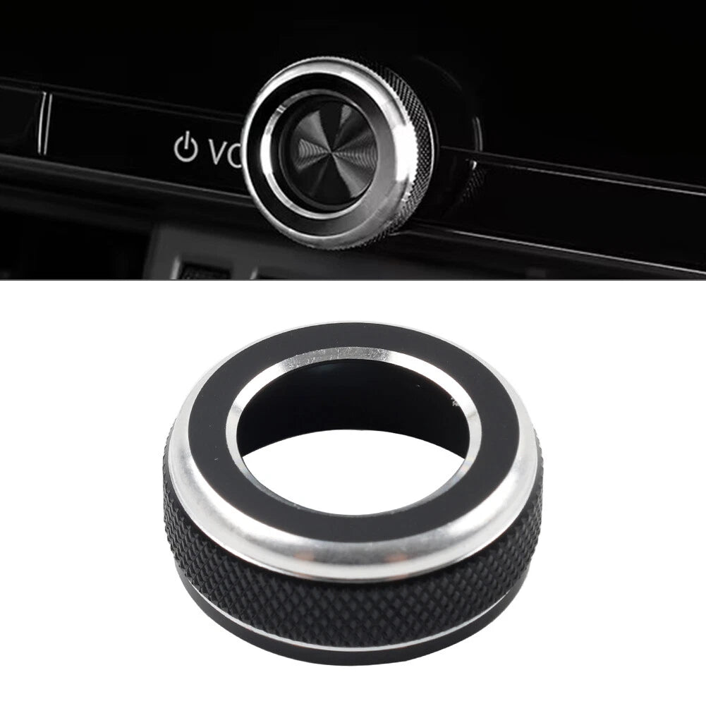 Black Console Volume Button Switch Ring for Lexus NX250 350h 450h (2022-2024)
