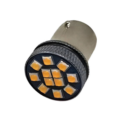 10Pcs 12V LED 1156 DRL Turn Signal Tail Light Bulbs for Car