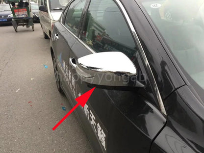 Chrome Side Mirror Covers for 2016-2018 Nissan Altima (2 x Pieces)