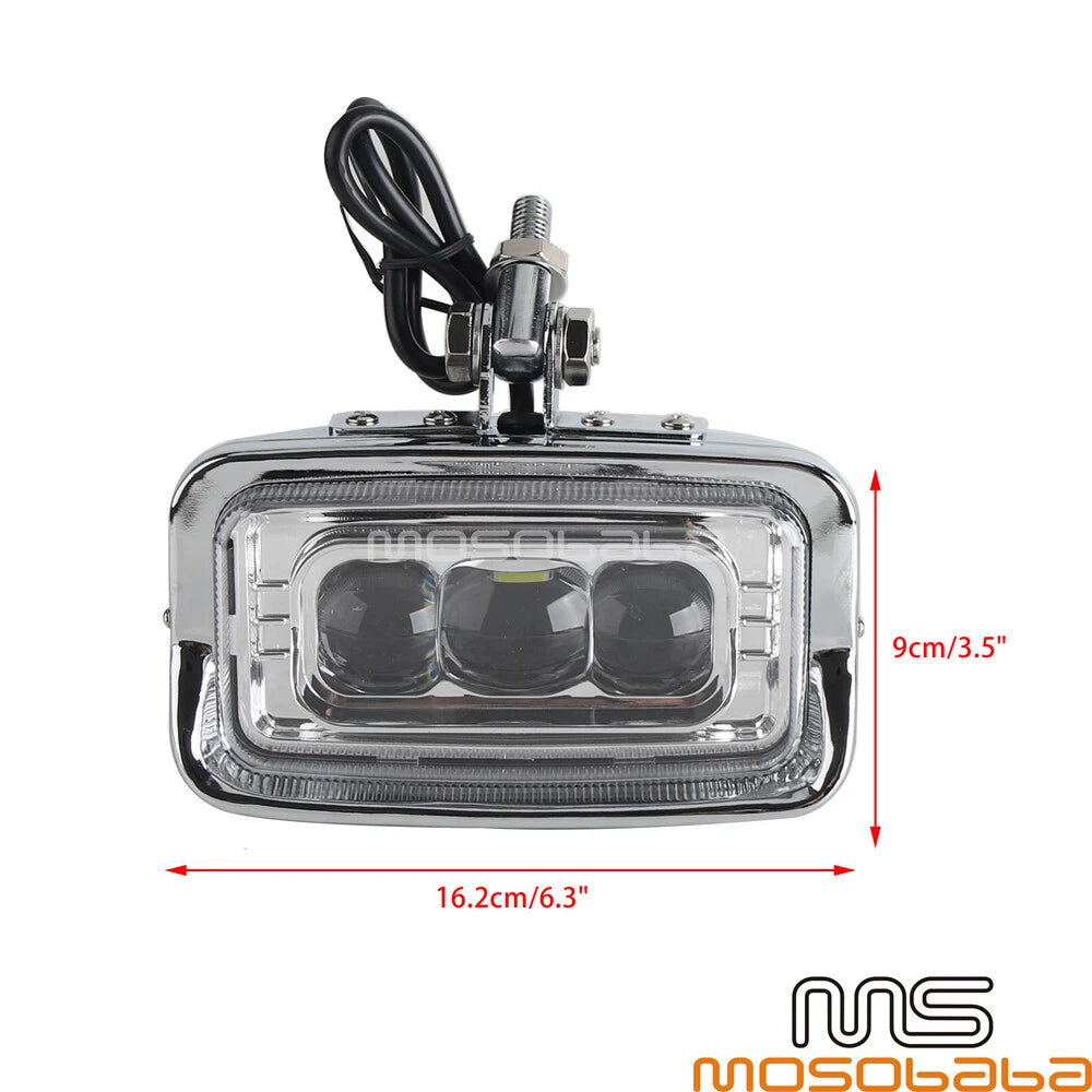 LED Headlight for Honda CB500/650, Suzuki GS550, Harley Softail (2013-2023)