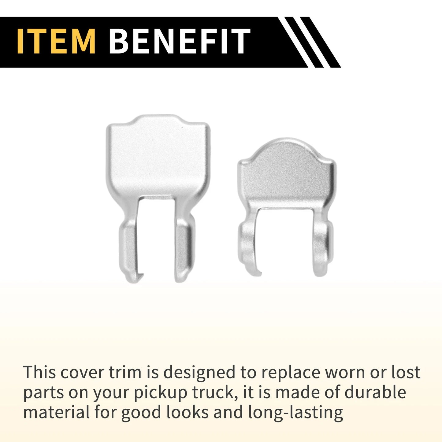 Door Limiting Cover Trim for Jeep Wrangler JL JLU (2018-2024) Silver Tone