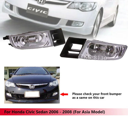 Fog Light Lamp Kit for Honda Civic Sedan (2006-2008)