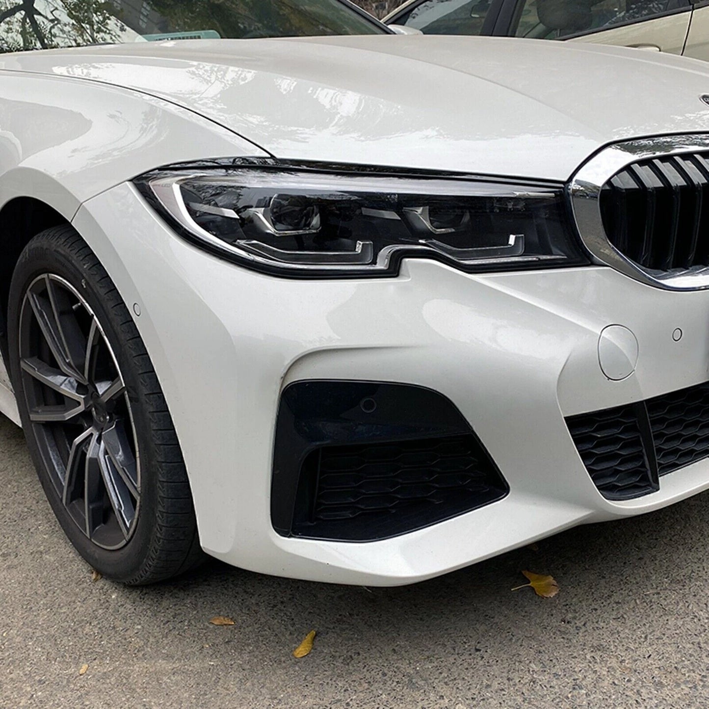 2 x Headlight Eyelid Covers for BMW 3 Series G20 G28 (2019-2023)