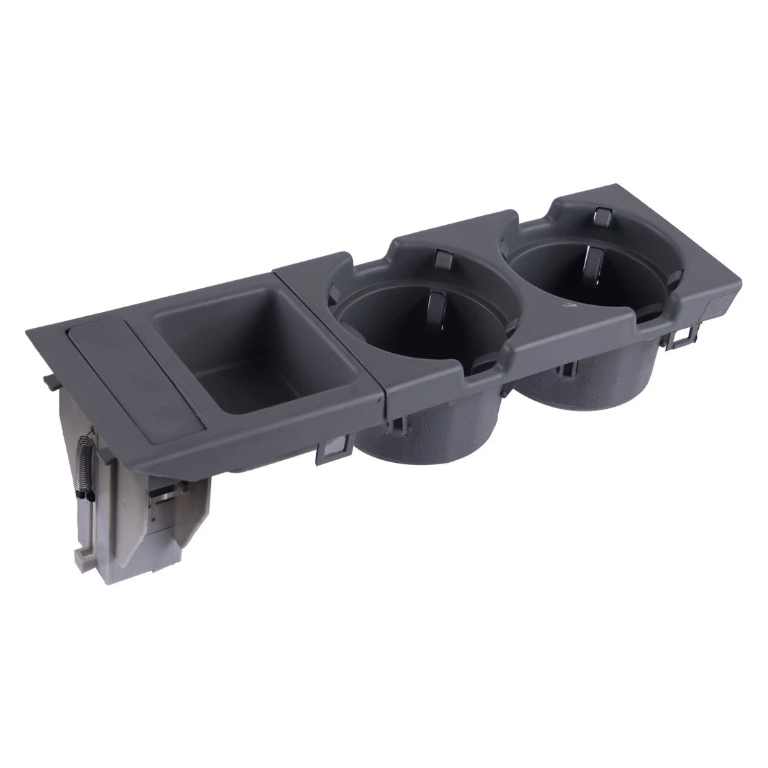 Gray Center Console Cup Holder Coin Box for BMW E46 (1999-2006)