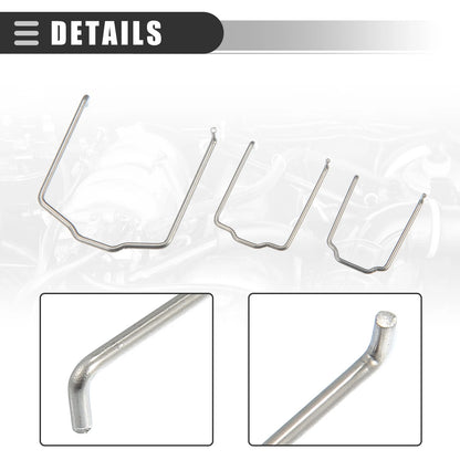 Radiator Hose Clip for BMW E39 E38 E60 E90 (1997-2013) - Metal Silver Tone 1 Set