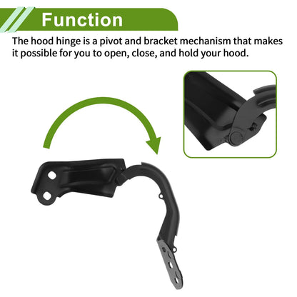 Hood Hinges 1 Pair for Ford Focus, Escape (2012-2018)
