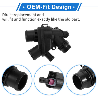 Thermostat Housing Assembly with Sensor for Land Rover LR4 Discovery (2010-2016)
