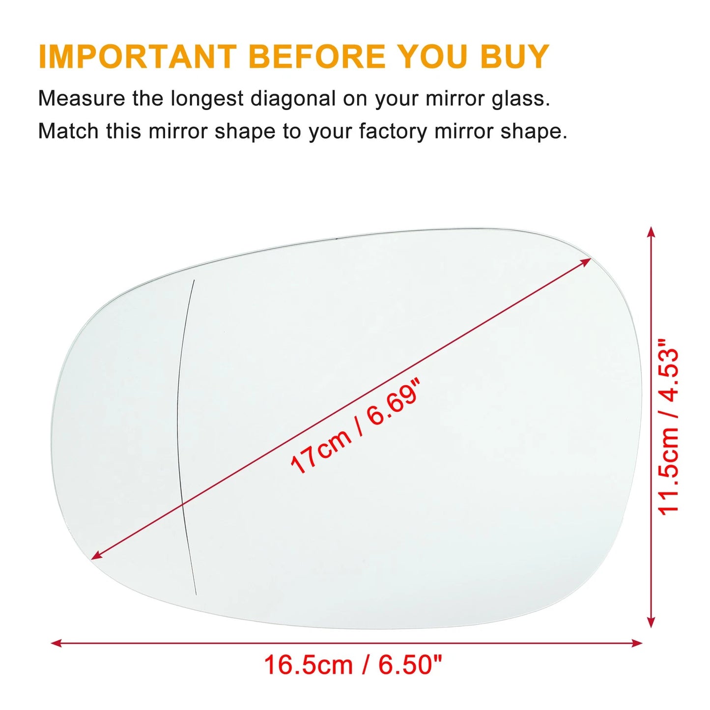 Car Left Right Mirror Glass Replacement for BMW 335i 135i 328i M3 128i (2007-2013)