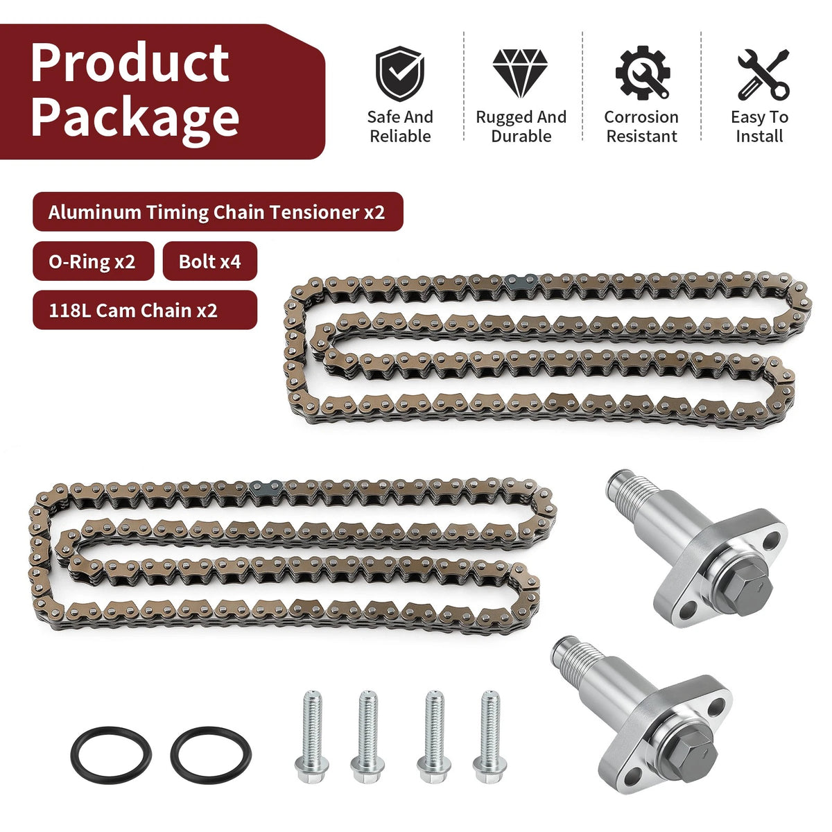 Cam Timing Chain Tensioner Kit for Can-am Maverick Trail 800 (2018–2021)