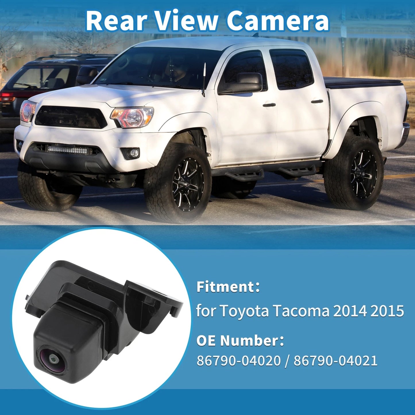 Rear View Park Assist Backup Camera for Toyota Tacoma (2014–2015)