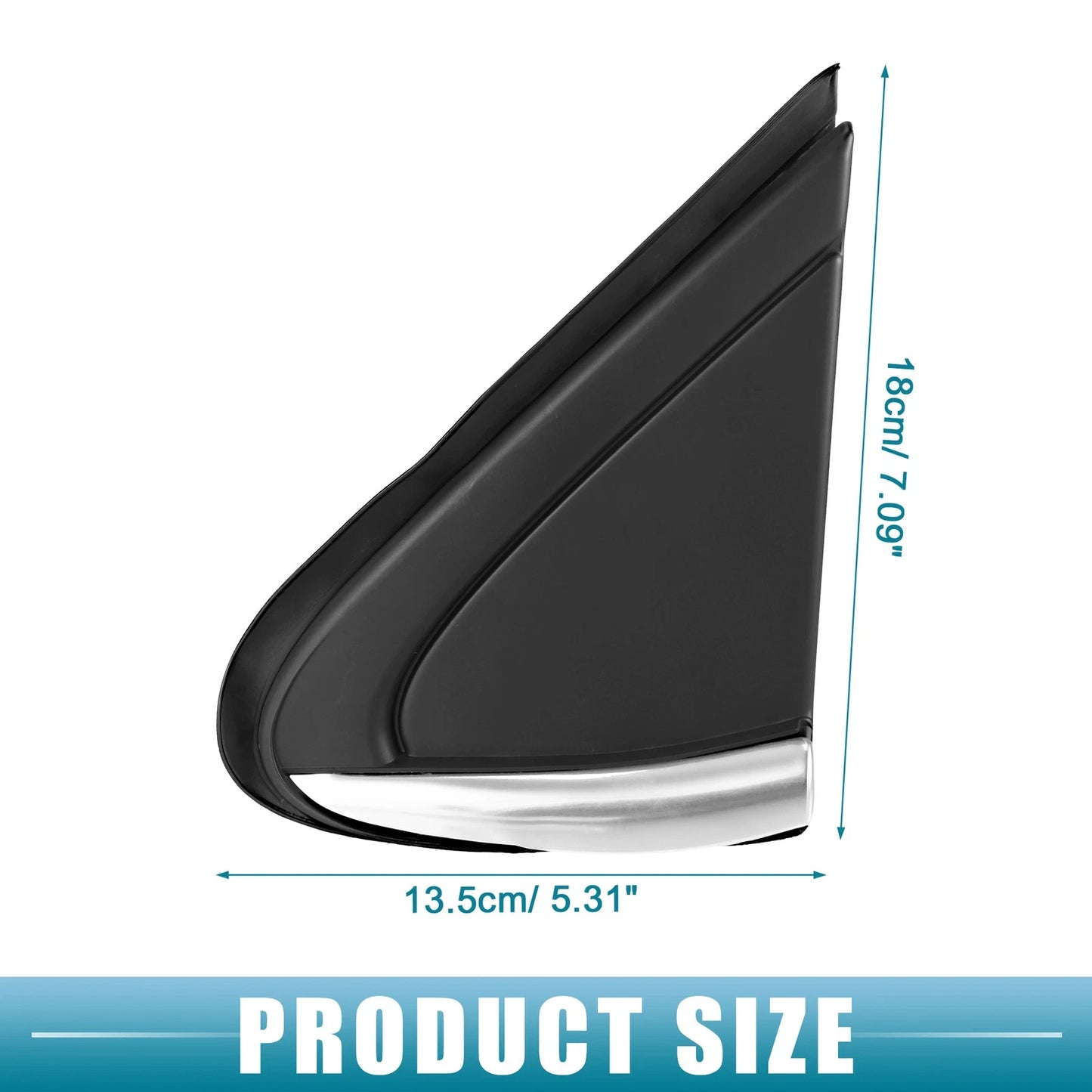Front Left Car Mirror Corner Fender Triangle Cover for Chevrolet
