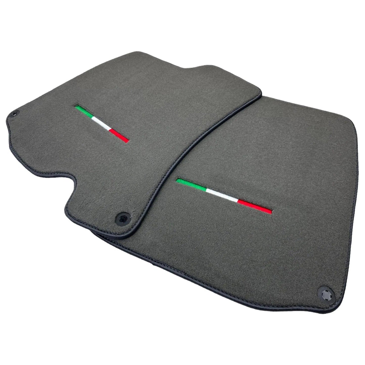 AutoWin Gray Floor Mats for Ferrari Portofino (2018-2023) Italian Edition