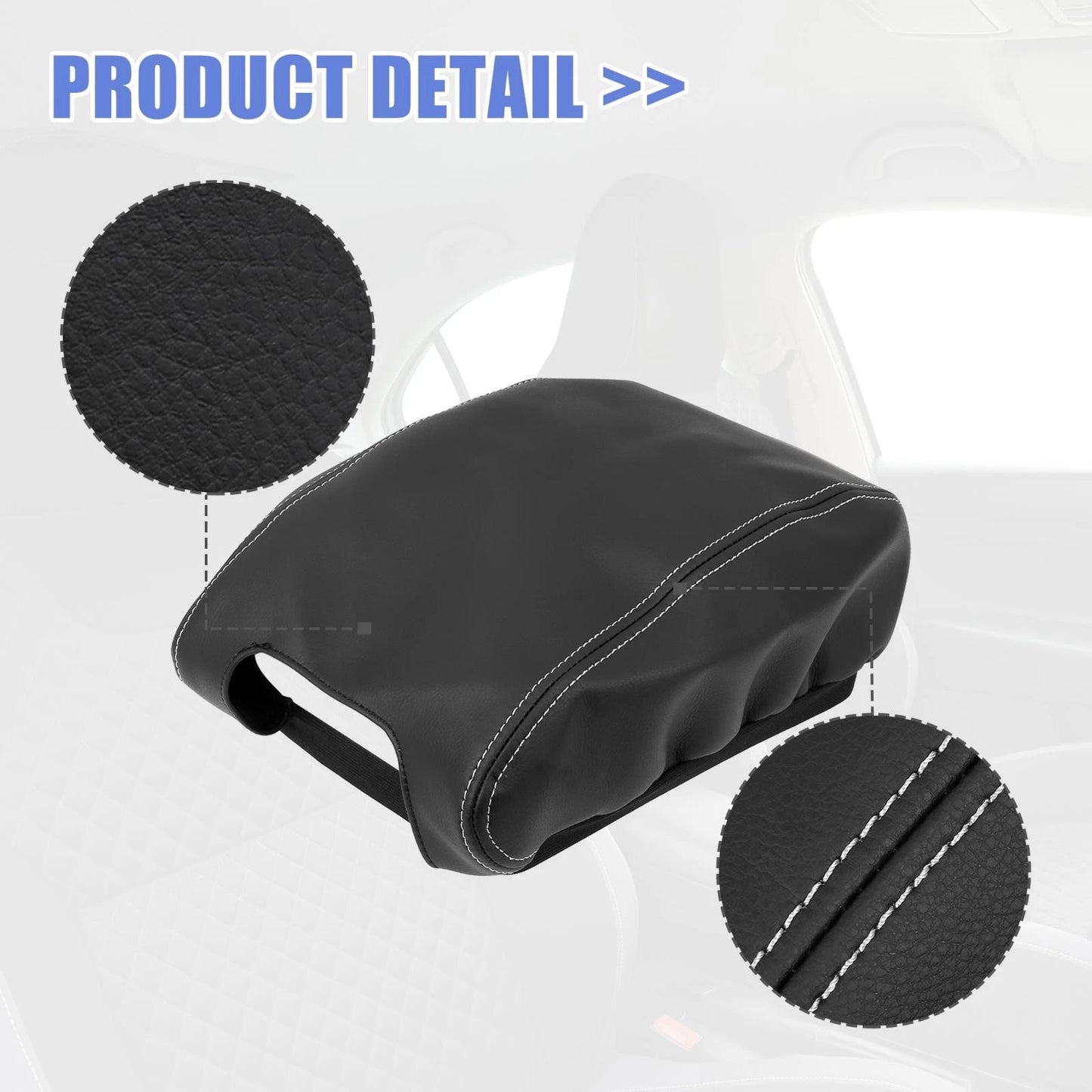 Center Console Lid Armrest Cover for Jeep Wrangler (2011-2017)