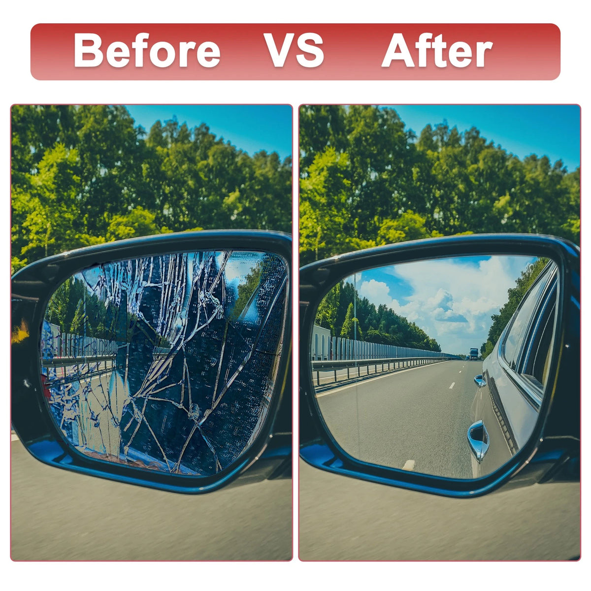 Rearview Left Side Heated Mirror Glass with Backing Plate for Chevrolet Trax