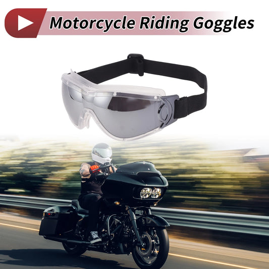 Motorcycle Riding Goggles for PC PU Cycling Sunglasses