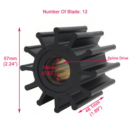Volvo Penta Raw Water Sea Pump Rebuild Kit Impeller Seal for 212/300 Series