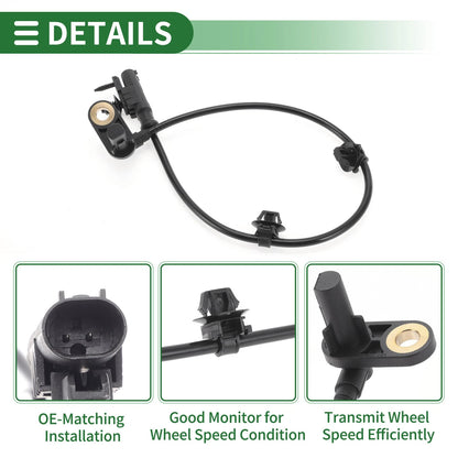 ABS Wheel Speed Sensor for Infiniti FX50 Rear Left
