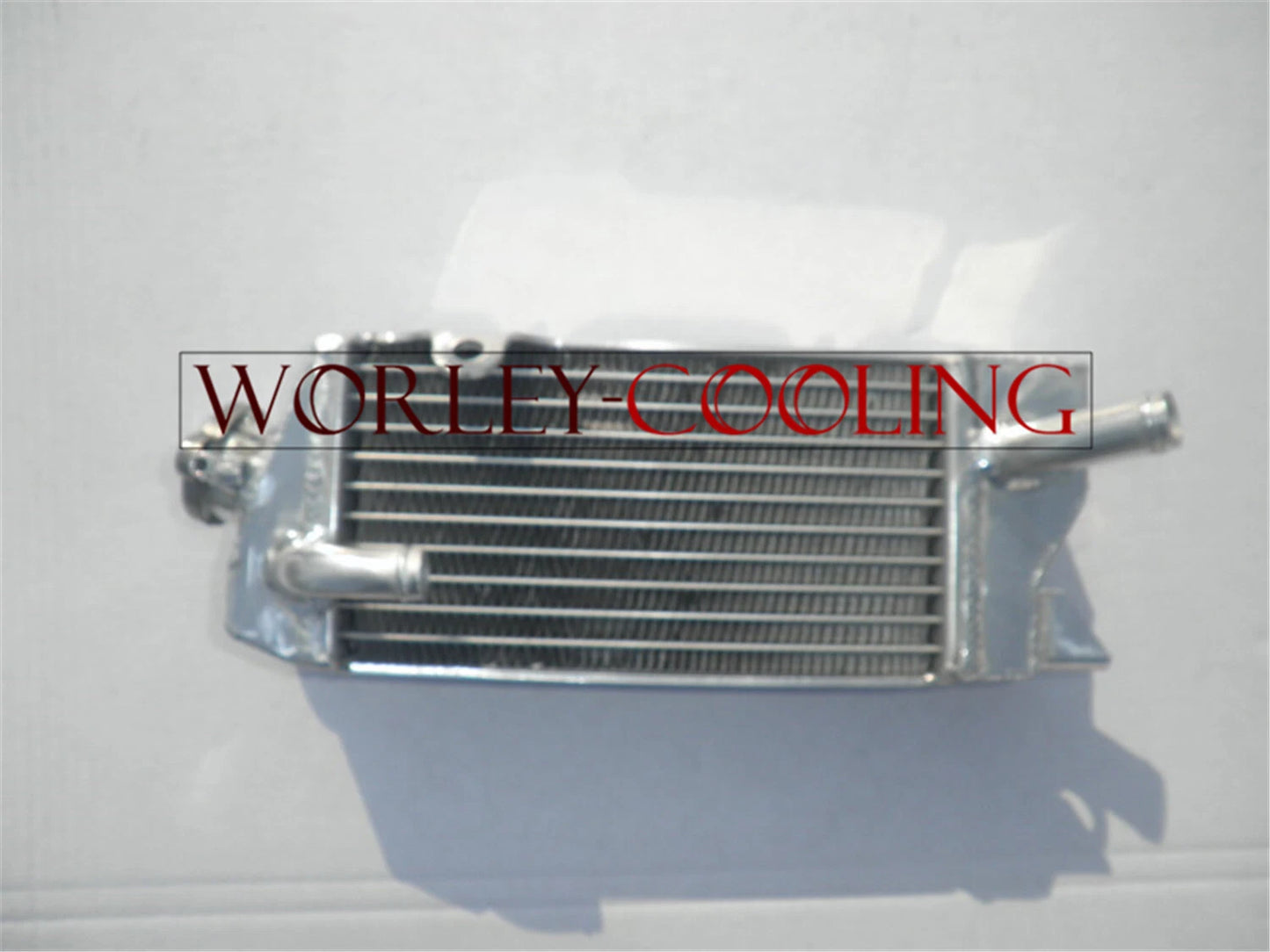 Aluminum Radiator & Blue Hose for Kawasaki KX80 KX85 KX100 (1998-2009)