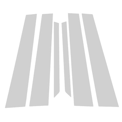 6 Pcs Door Pillar Window Trim for Toyota Prius (2005–2009)