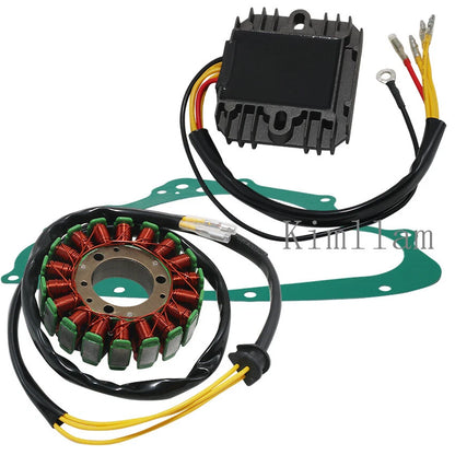 Stator Coil, Regulator Rectifier, Gasket for Suzuki GS450E, GS450L, GSX400E (1980-1983)