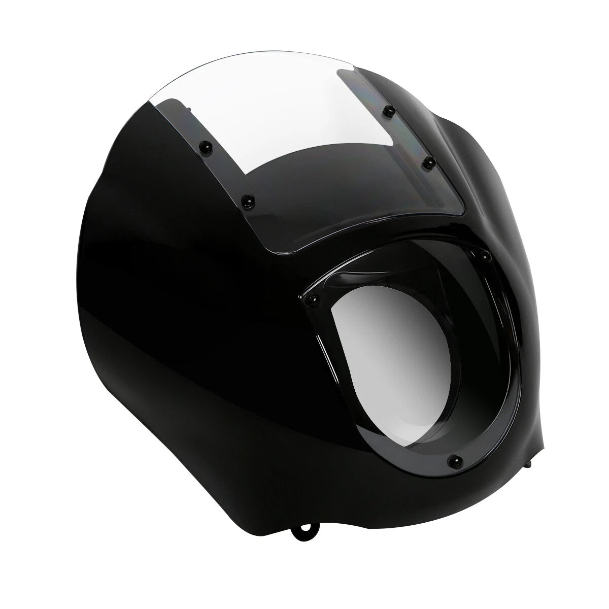 Black & Clear Quarter Fairing Windshield Kit for Harley Sportster Dyna