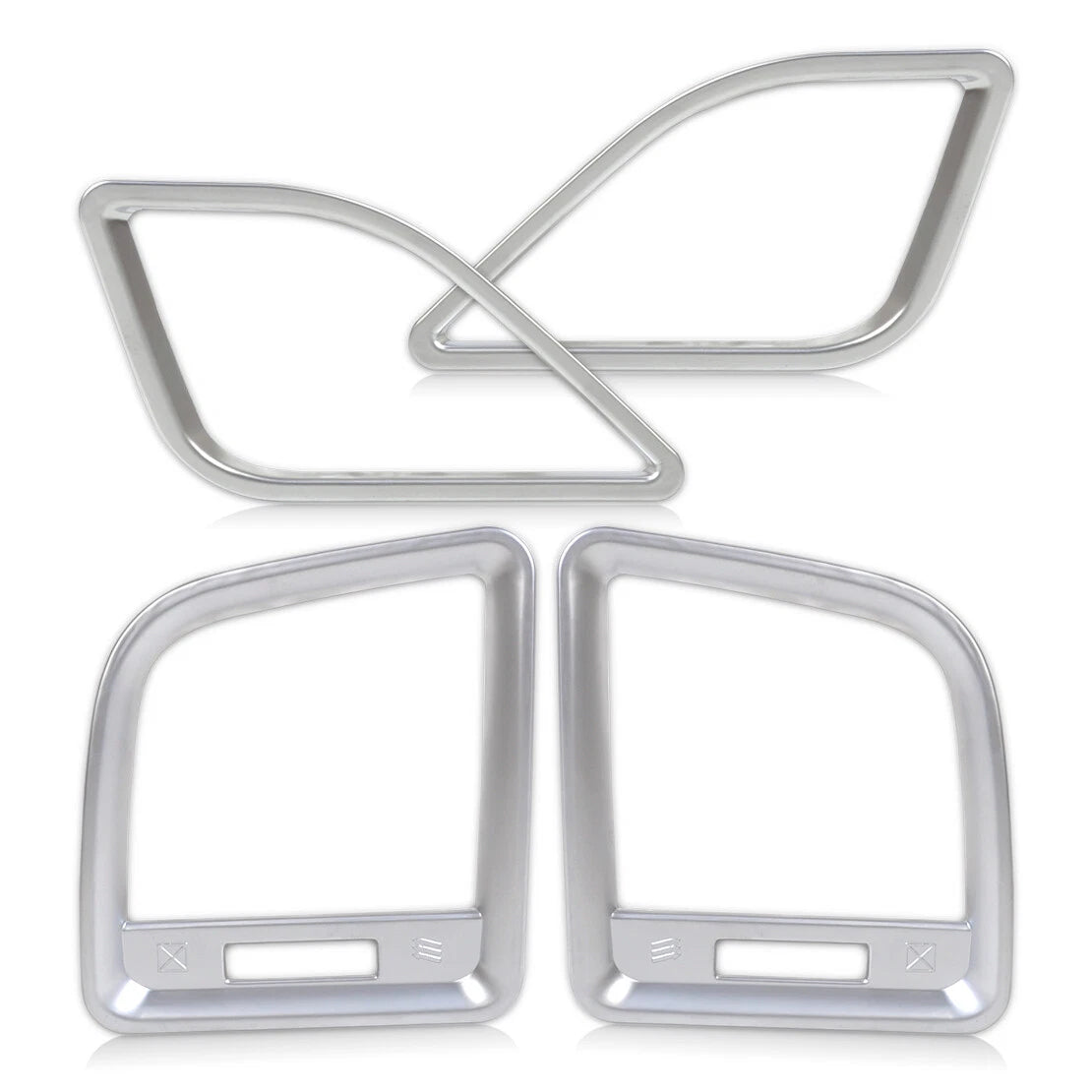 4 x Chrome Air Condition Vent Trim Covers for Mazda CX-5 (2012-2016)