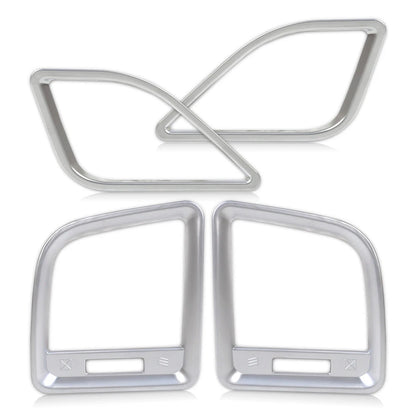 4 x Chrome Air Condition Vent Trim Covers for Mazda CX-5 (2012-2016)
